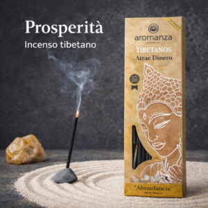 Incenso tibetano “Atrae Dinero” – energia di prosperità e abbondanza