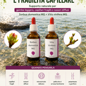 Gemmoderivati naturali per microcircolo delicato e fragilità capillare